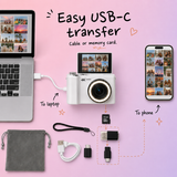 Flicksy Retro Ring Light Camera